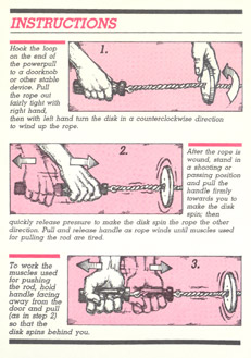 1970's foosball training instructions